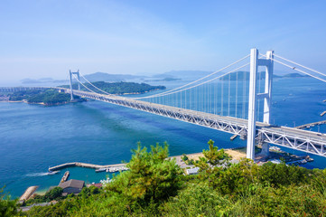 島と島をつなぐ瀬戸大橋