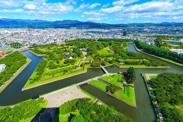 上空からの五稜郭